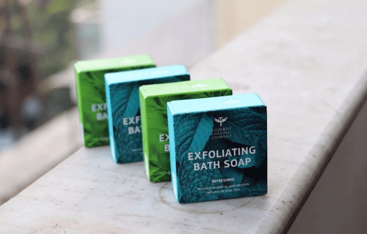 Exfoliating soap